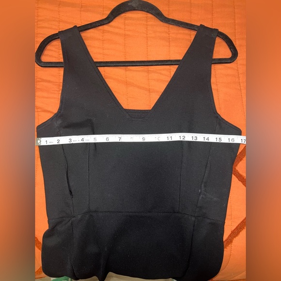 Betabrand Sudden Chemistry V-neck Dress in Black - Picture 9 of 11